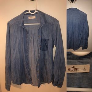 Hollister chambray shirt